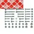 Комплект болтов рычага (переднего) Audi A4 00-08 24804