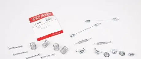 1050777 Комплект пружинок колодок ручника Renault Kangoo 97- (203,2x38,5) Lucas QUICK BRAKE подбор по vin на Brocar