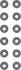 125367802 Комплект сальників клапану Hyundai Getz 1,3, Accent 1,3 2000-2005 VICTOR REINZ підбір по vin на Brocar