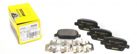 2453703 Колодки гальмівні (задні) Ford Kuga 08-/Mondeo IV 07-15 (TRW) Q+ TEXTAR підбір по vin на Brocar