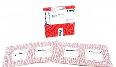 02810N0 Кільця поршневі Seat Ibiza V/Skoda Octavia/VW Caddy/Golf 1.2TSI 08- (71.00mm/STD) (1-1.2-2) MAHLE / KNECHT підбір по vin на Brocar