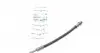 Шланг тормозной (задний) Audi A4 94-01 (L=240mm) 100 525 0001