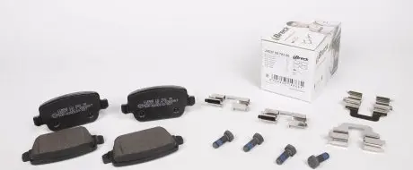 245370070200 Колодки тормозные (задние) Ford Kuga 08-/Mondeo 07-15 (TRW) (к-кт планок суппорта прижимных) BRECK подбор по vin на Brocar