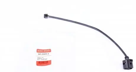 WS0309A Датчик износа тормозных колодок (передних) VW Touareg 3.0-4.2 10- (L=325mm) К-кт 2 шт. QUICK BRAKE подбор по vin на Brocar