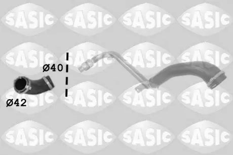 3336271 PRZEWÓD INTERCOOLERA FORD 2,2TDCI (WYLOT) SASIC підбір по vin на Brocar