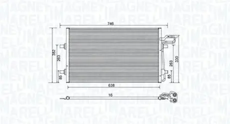 350203934000 SKRAPLACZ KLIMATYZACJI VOLVO C30 (533)1.6 MAGNETI MARELLI підбір по vin на Brocar