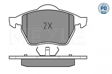 0252162419PD Колодки гальмівні (передні) Audi A4/VW Passat 1.6-2.8 95-01 MEYLE підбір по vin на Brocar