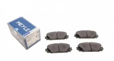 0252434717 Колодки гальмівні (передні) Toyota Corolla 06/Yaris 05- (Akebono) MEYLE підбір по vin на Brocar