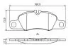 0986494784 Тормозные колодки kpl. передн. porsche 718 boxster, 718 cayman, 911, 9 BOSCH підбір по vin на Brocar