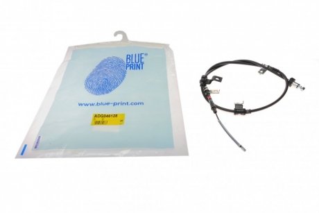 ADG046128 Трос ручника (задний) (R) Hyundai Getz 02-12 (1590mm) BLUE PRINT подбор по vin на Brocar