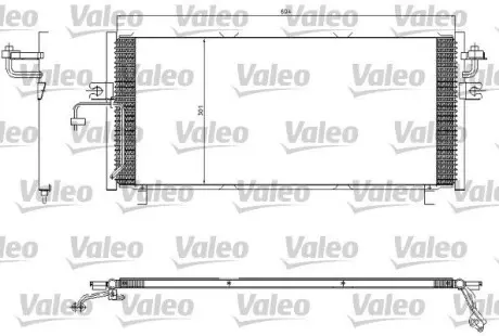 817603 Радіатор кондиціонера VALEO підбір по vin на Brocar