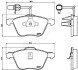 PA0952AF Гальмівна колодка VW P. SHARAN/T4 1,8-2,8 00-10 JAPANPARTS підбір по vin на Brocar