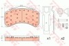 GDB5110 Гальмівні колодки, дискові TRW підбір по vin на Brocar