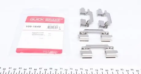 1091649 Монтажний компл.,гальм.колодки QUICK BRAKE підбір по vin на Brocar