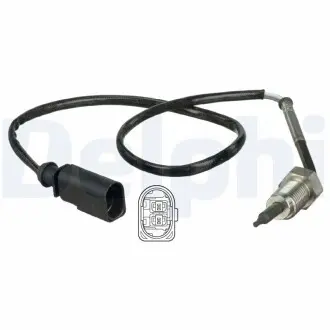 TS30084 Датчик температури вихлопних газів VW PASSAT 2,0TDI 10- DELPHI підбір по vin на Brocar