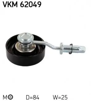 VKM62049 Ролик модуля натягувача ременя SKF підбір по vin на Brocar