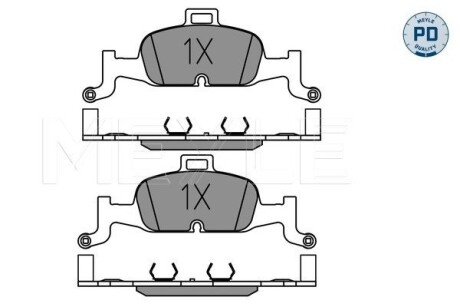 0252240216PD KLOCKI HAM. AUDI P. A4/A5 2,0-3,0 TDI 15- MEYLE подбор по vin на Brocar