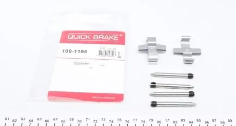 1091195 Монтажний компл.,гальм.колодки QUICK BRAKE підбір по vin на Brocar
