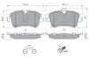 0986494607 Комплект гальмівних колодок, дискове гальмо BOSCH підбір по vin на Brocar
