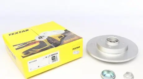 92133303 Диск тормозной (задний) Citroen C4/Peugeot 307 05- (249x9) (+ABS) (с подшипником) (d=25) PRO TEXTAR подбор по vin на Brocar