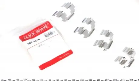1091285 Монтажний компл.,гальм.колодки QUICK BRAKE підбір по vin на Brocar