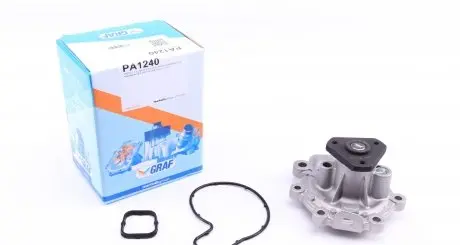 PA1240 Помпа воды Mazda 2 III/3 III/6 III/CX-3/CX-5 1.5/2.0/2.5/AWD/2.0 Hybrid 13- (R/B) (7 лоп) GRAF подбор по vin на Brocar