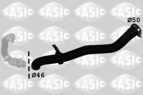 3334017 Шланг радіатора SASIC підбір по vin на Brocar