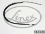330136 Трос ручного гальма LINEX підбір по vin на Brocar