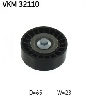 VKM32110 Ролик паразитний FIAT/LANCIA 500/Panda/Punto/Ypsilon "0,9L "09>> SKF підбір по vin на Brocar