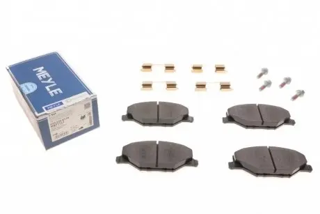 0252568118 Колодки тормозные (передние) Skoda Fabia II/III 07-/VW Polo 10- MEYLE подбор по vin на Brocar