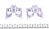 1090031 Планка суппорта (заднего) прижимная (к-кт) Audi Q7/VW Touareg 02-15 (Brembo) QUICK BRAKE підбір по vin на Brocar