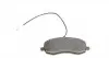 2483901 Колодки тормозные (передние) Citroen C8/Peugeot 807 2.0/2.2 HDi 06- (Lucas) Q+ TEXTAR підбір по vin на Brocar