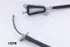 BC157R Трос ручн.гальма прав.Almera 00- JAPANPARTS підбір по vin на Brocar