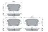 0986424872 Гальмівні колодки OPEL T. INSIGNIA 1,5-2,0 17- BOSCH підбір по vin на Brocar