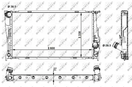 59210 Теплообменник NRF подбор по vin на Brocar
