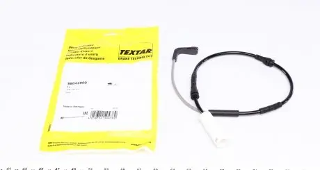 98042800 Датчик зносу гальмівних колодок (передніх) BMW X1 (E84) 2.0d 09-15 (L=645mm) TEXTAR підбір по vin на Brocar