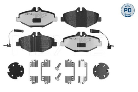 02523743201PD Комплект тормозных колодок, дисковый тормоз 025 237 4320-1/PD MEYLE MEYLE подбор по vin на Brocar