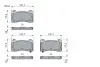 0986424388 Тормозные колодки, дисковые BOSCH підбір по vin на Brocar