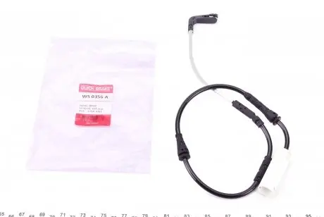 WS0356A Датчик износа тормозных колодок (передних) BMW X1 (E84) 2.0d 09-15 (L=632mm) QUICK BRAKE підбір по vin на Brocar