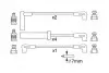 0986357229 Провід запалювання Jeep Cherokee 4.0 91-01 (к-кт) BOSCH підбір по vin на Brocar