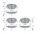 0986424868 Гальмівні колодки BOSCH підбір по vin на Brocar