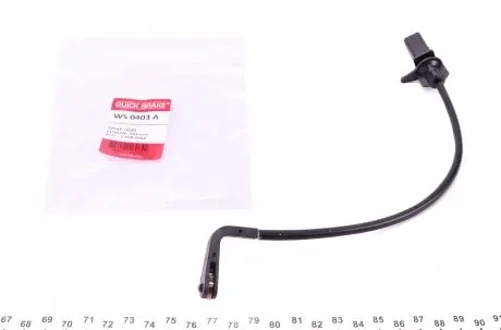 WS0403A Датчик зносу гальмівних колодок (передніх) Audi A4/A5/Q5 15- (L=283mm) QUICK BRAKE підбір по vin на Brocar