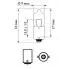 12023CP Автолампа Philips 12023CP Vision H5W BA9s 5 W прозора PHILIPS підбір по vin на Brocar