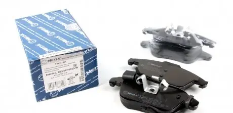 0252470520W Колодки гальмівні (передні) Audi A4/A5 07- MEYLE підбір по vin на Brocar