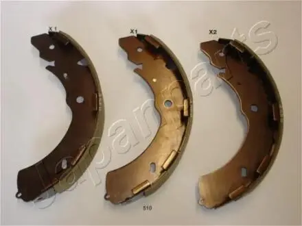 GF510AF Щеки тормозные L200 06- JAPANPARTS подбор по vin на Brocar