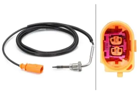 6PT014494281 Датчик температуры выпусккнх газов VW T5 2.5TDI/Multivan V 2.5TDI HELLA подбор по vin на Brocar