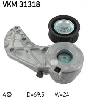 VKM31318 Натяжний ролик SKF подбор по vin на Brocar