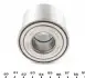 11147500025 Підшипник маточини (задньої) Citroen C4/Peugeot 307 (25x60x45) MEYLE підбір по vin на Brocar