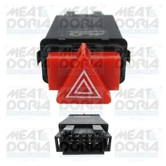 23652 WŁĄCZNIK ŚWIATEŁ AWARYJNYCH AUDI A3 96- MEAT&DORIA подбор по vin на Brocar