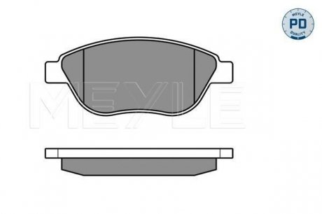 0252398119PD Комплект гальмівних колодок, дискове гальмо 025 239 8119/PD MEYLE MEYLE підбір по vin на Brocar